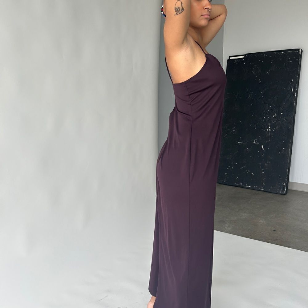 Prune Slip Dress  - Picture 4 of 6